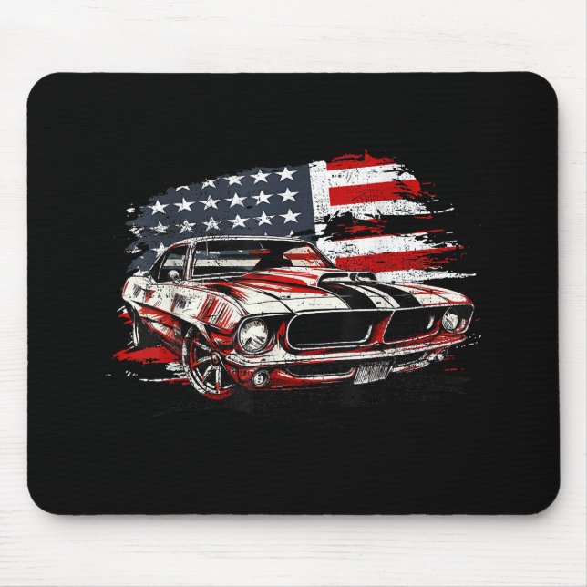 American Flag Patriotic Mouse Pad (Front)