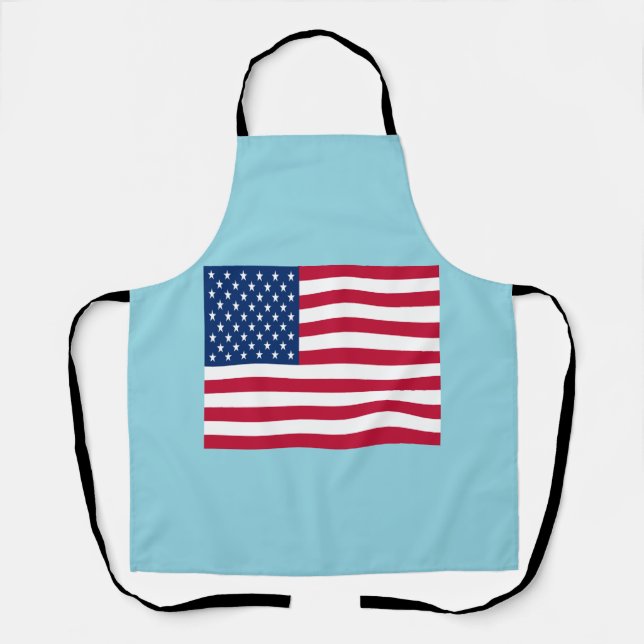 American Flag Patriotic Party  Apron (Front)