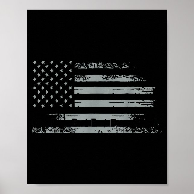 American Flag Patriotic Pride Dom  Poster (Front)