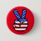 American Flag Peace Sign Patriotic Pin Button