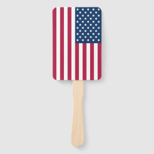 American Flag Personalised Hand Fan
