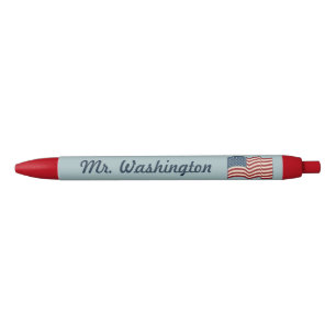 American Flag Personalised Pen Gift