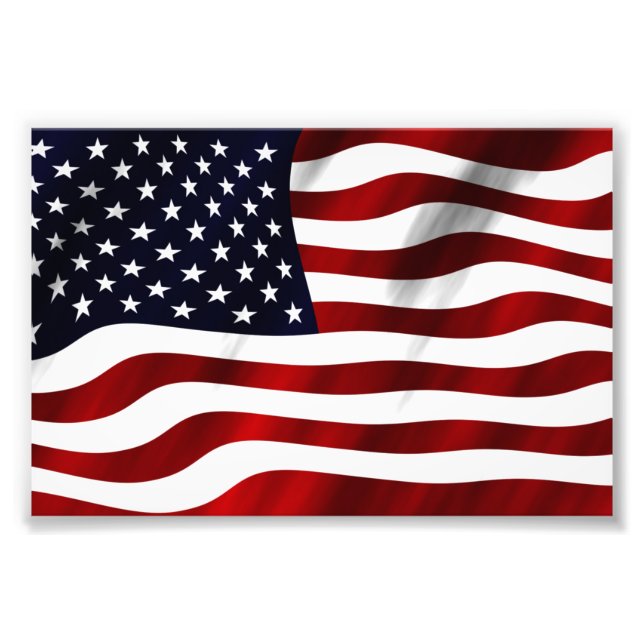 American Flag Photo Print (Front)