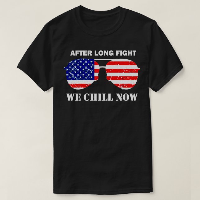 American Flag pilot veterans day 4th of July T-Shirt (Design Front)