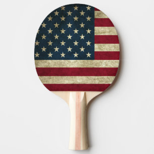 American Flag Ping Pong Paddle