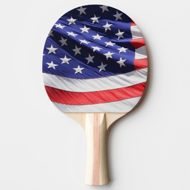 AMERICAN FLAG PING PONG PADDLE (Front)