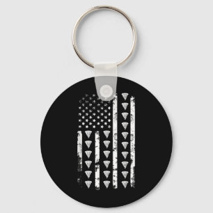 American Flag Pizza Food Usa Patriotism Patriot So Key Ring