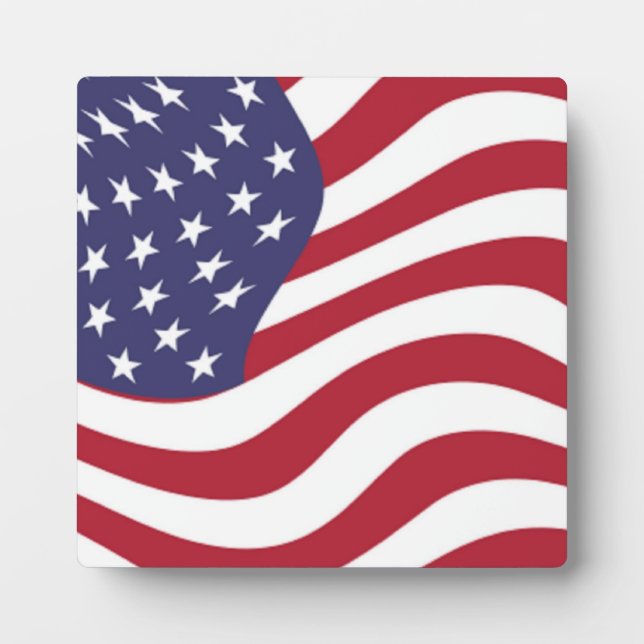 AMERICAN FLAG PLAQUE (Front)