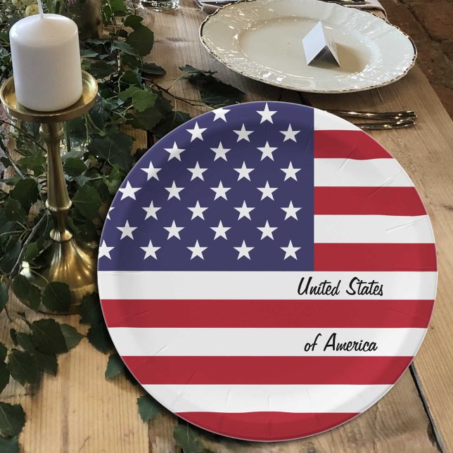 American Flag plates, America patriots / party Paper Plate (Creator Uploaded)