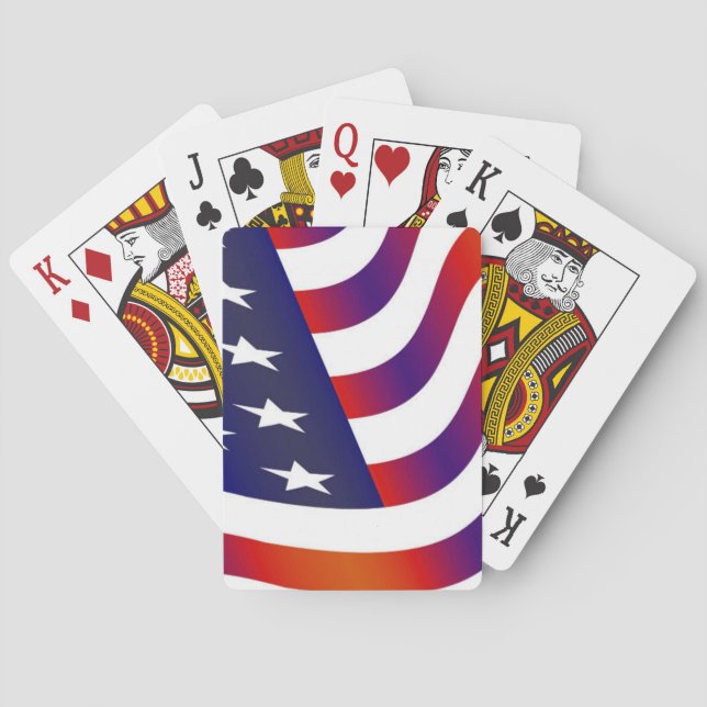 American Flag Playing Cards (Back)