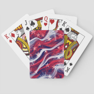 American flag Playing Cards, Standard Index faces Cards