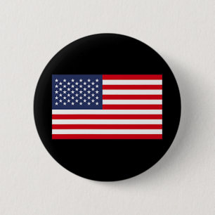 American Flag Pocket Usa Flag Patriotic Mens Kids 6 Cm Round Badge