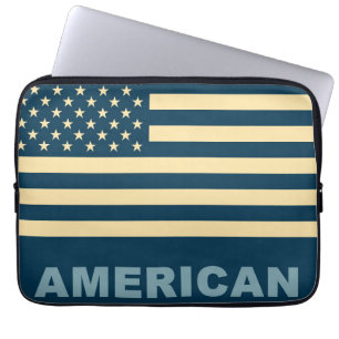 American Flag Pop Art 2 Laptop Sleeve