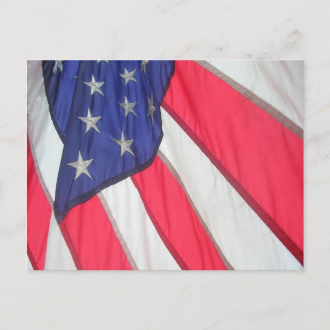 American Flag Post Card (Front)