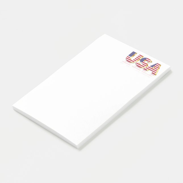 American Flag Post it Notes USA (Angled)