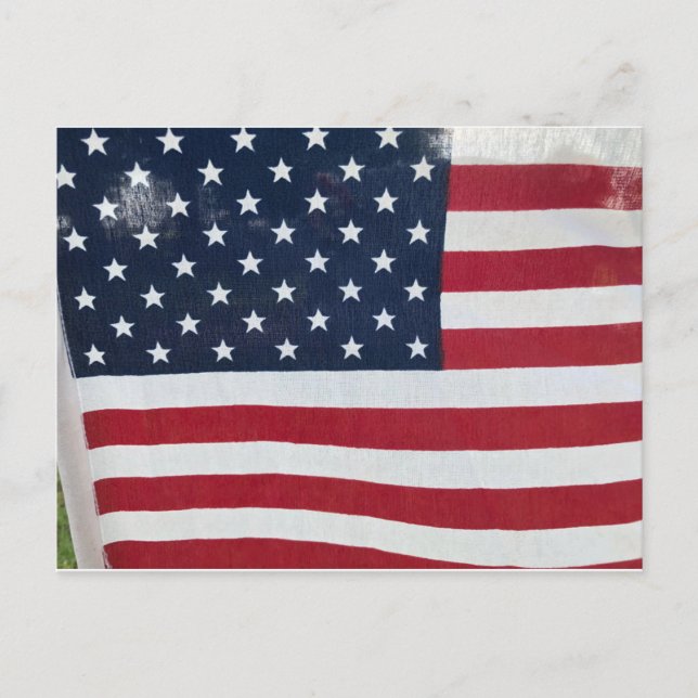 American Flag postcard (Front)