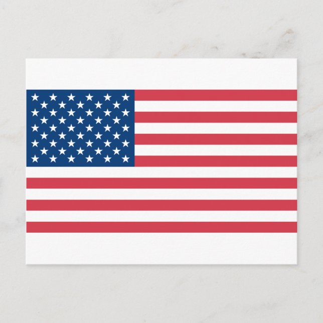 American Flag Postcard (Front)