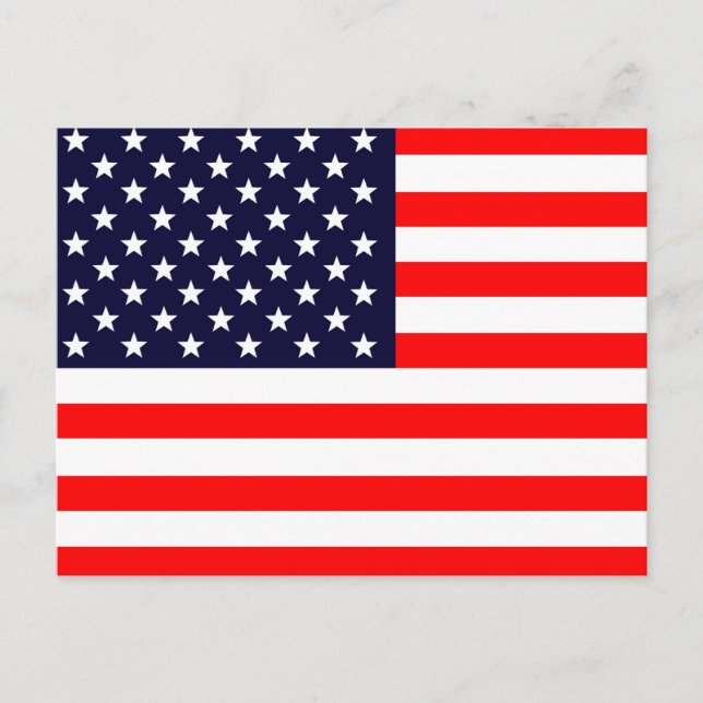 American Flag Postcard (Front)