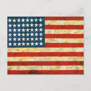 American Flag Postcard