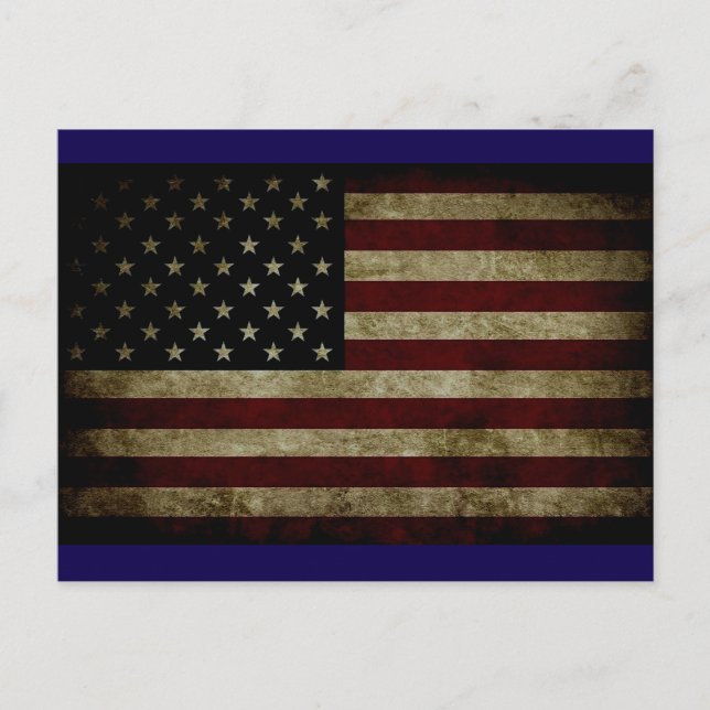 American Flag  Postcard (Front)