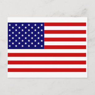 American Flag Postcard