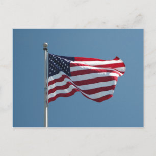 American Flag Postcard