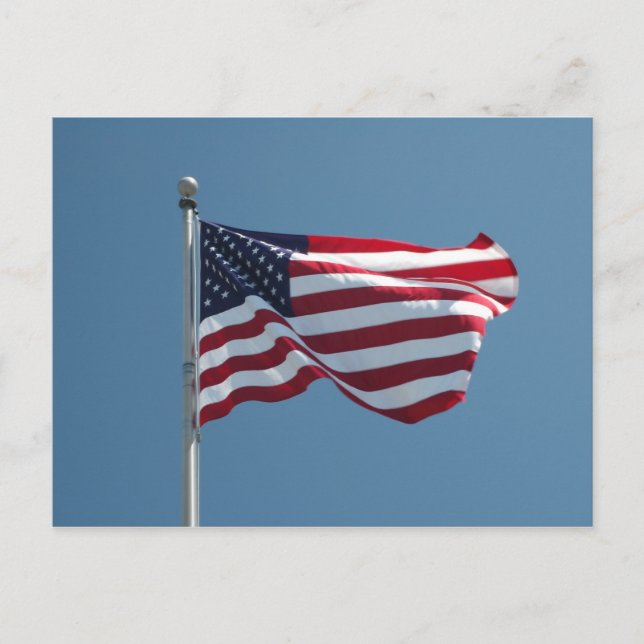 American Flag Postcard (Front)