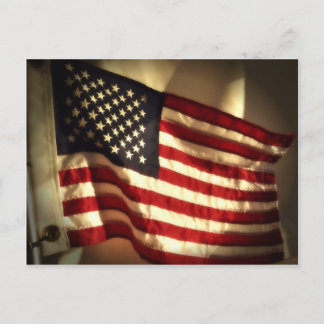 American Flag Postcard