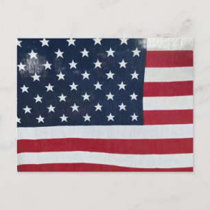 American Flag Postcard