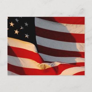 American Flag Postcard