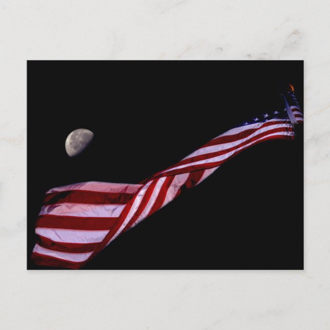 American Flag Postcard (Front)