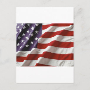 American Flag Postcard
