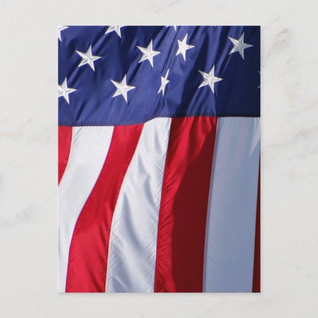 American flag postcard (Front)
