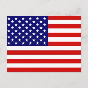 American Flag Postcard