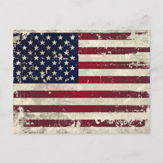 American Flag Postcard