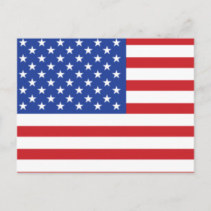 American Flag Postcard