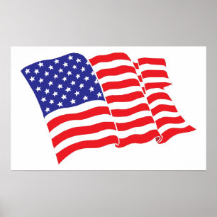 American Flag Poster
