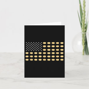 American Flag Potato Food Usa Patriotism Patriot L Card