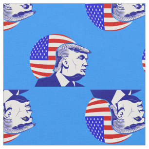 american flag president donald trump  fabric