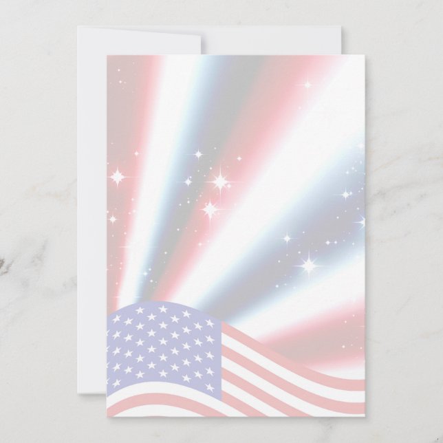american flag pride sparkle burst (Front)