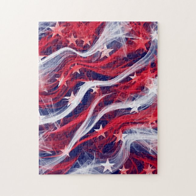 American flag Puzzle (Vertical)
