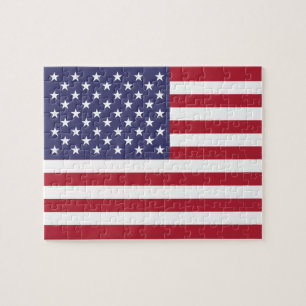 American Flag Puzzle, USA, United States Jigsaw Puzzle