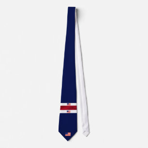 American Flag red white and blue Tie