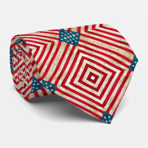 American Flag - Red, White, & Blue Neck Tie