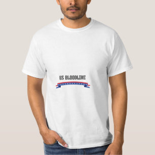 American Flag Ribbon Stars Patriotic T-Shirt