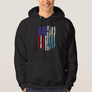 American Flag & San Marino Flag Best Grandmom Ever Hoodie