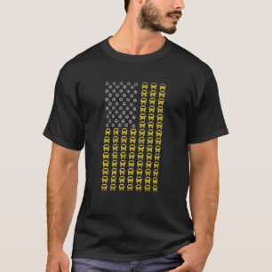 American Flag School Bus Driver Patriotic Bus Driv T-Shirt