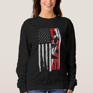 American Flag Scuba Diving Apparel Sweatshirt