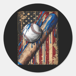 American Flag Sell Apparel - Sell Classic Round Sticker