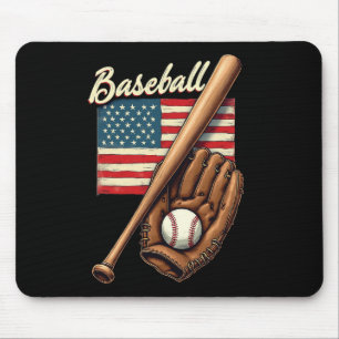 American Flag Sell Player T Fan Catcher Pitcher Us Mouse Pad